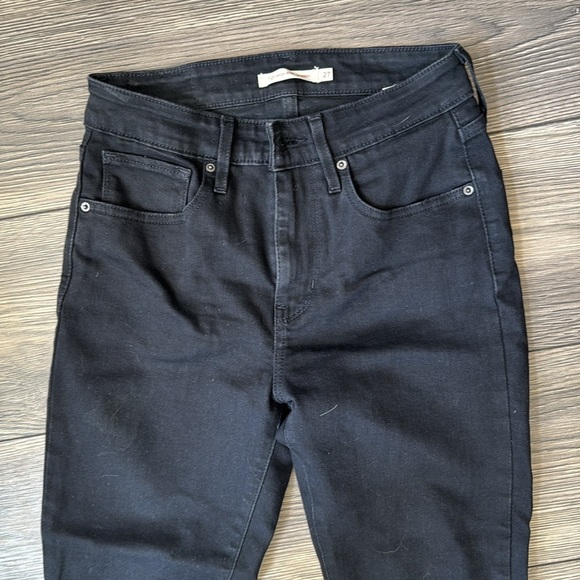 Levi’s 721 high rise skinny Black Jeans system 27 - Picture 2 of 9